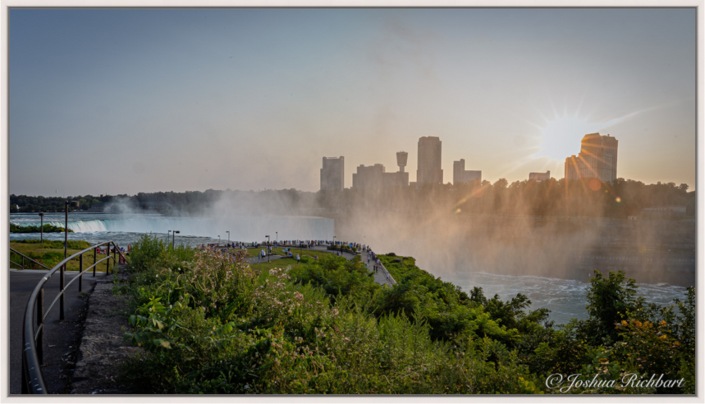 Horseshoe Falls and Niagara Falls Sky line