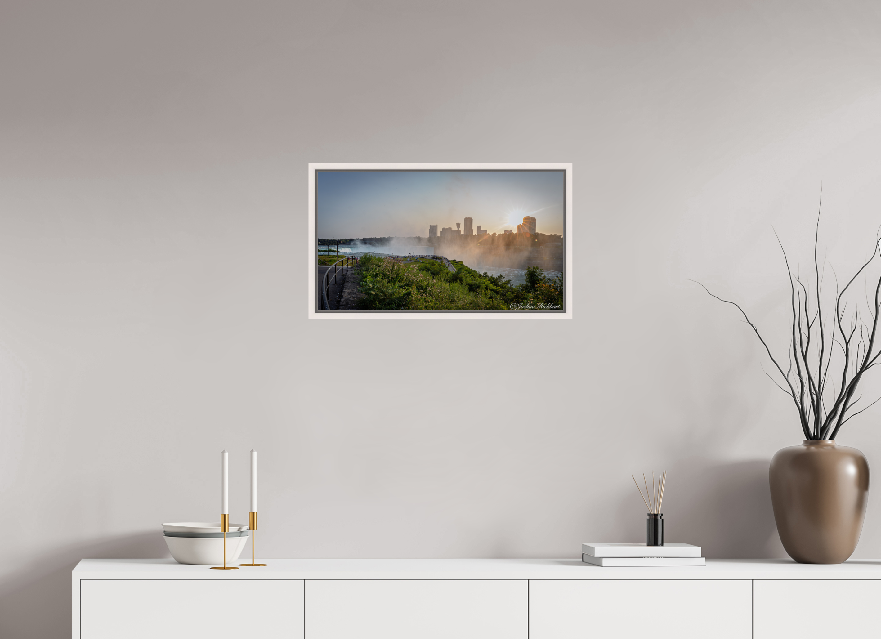 Horseshoe Falls and Niagara Falls Sky line