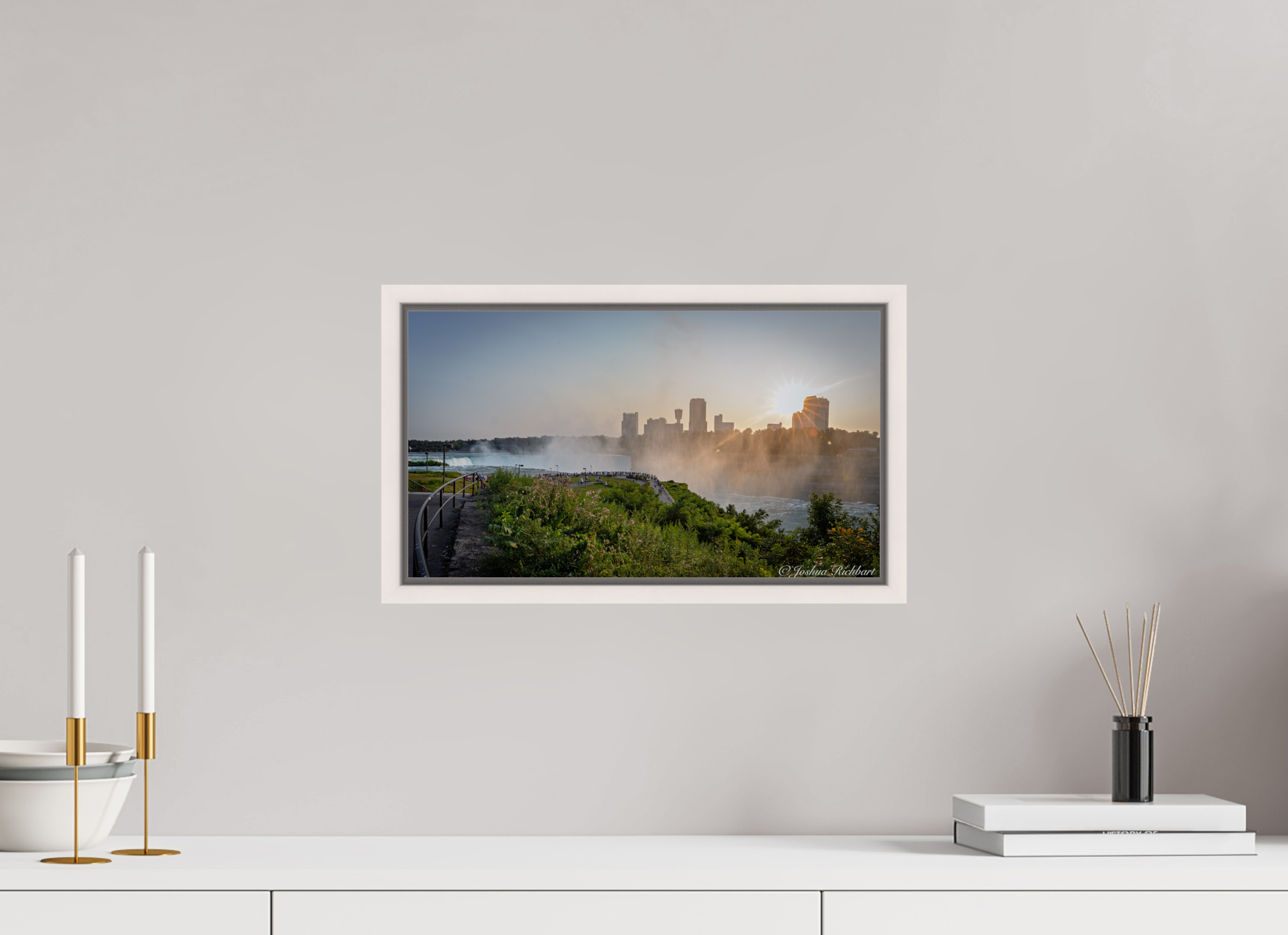 Horseshoe Falls and Niagara Falls Sky line
