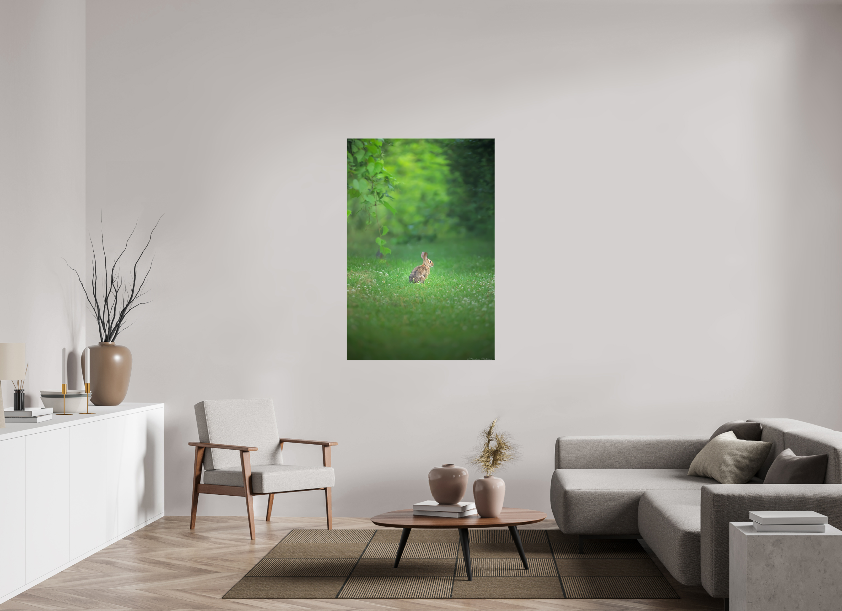 Curious Bunny in the Meadow