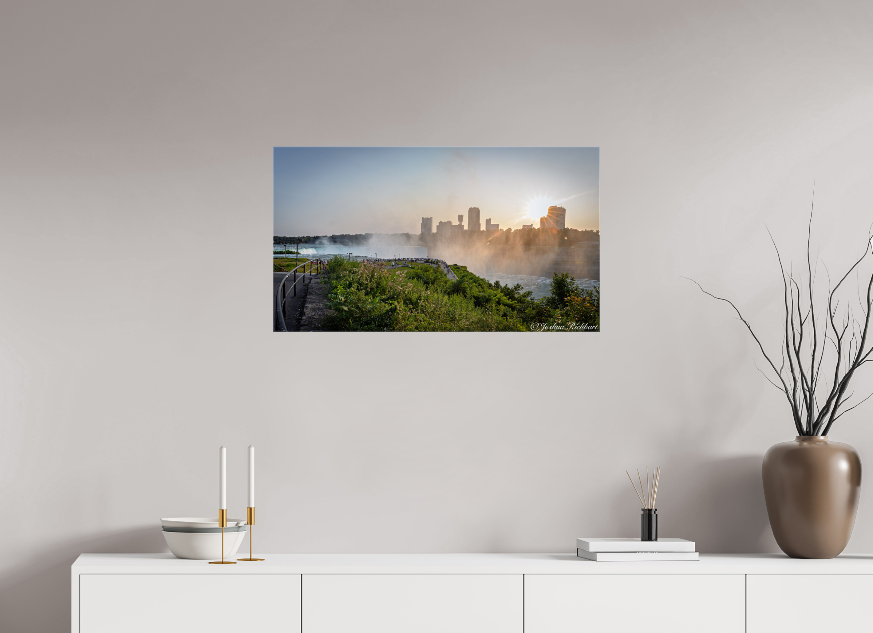 Horseshoe Falls and Niagara Falls Sky line