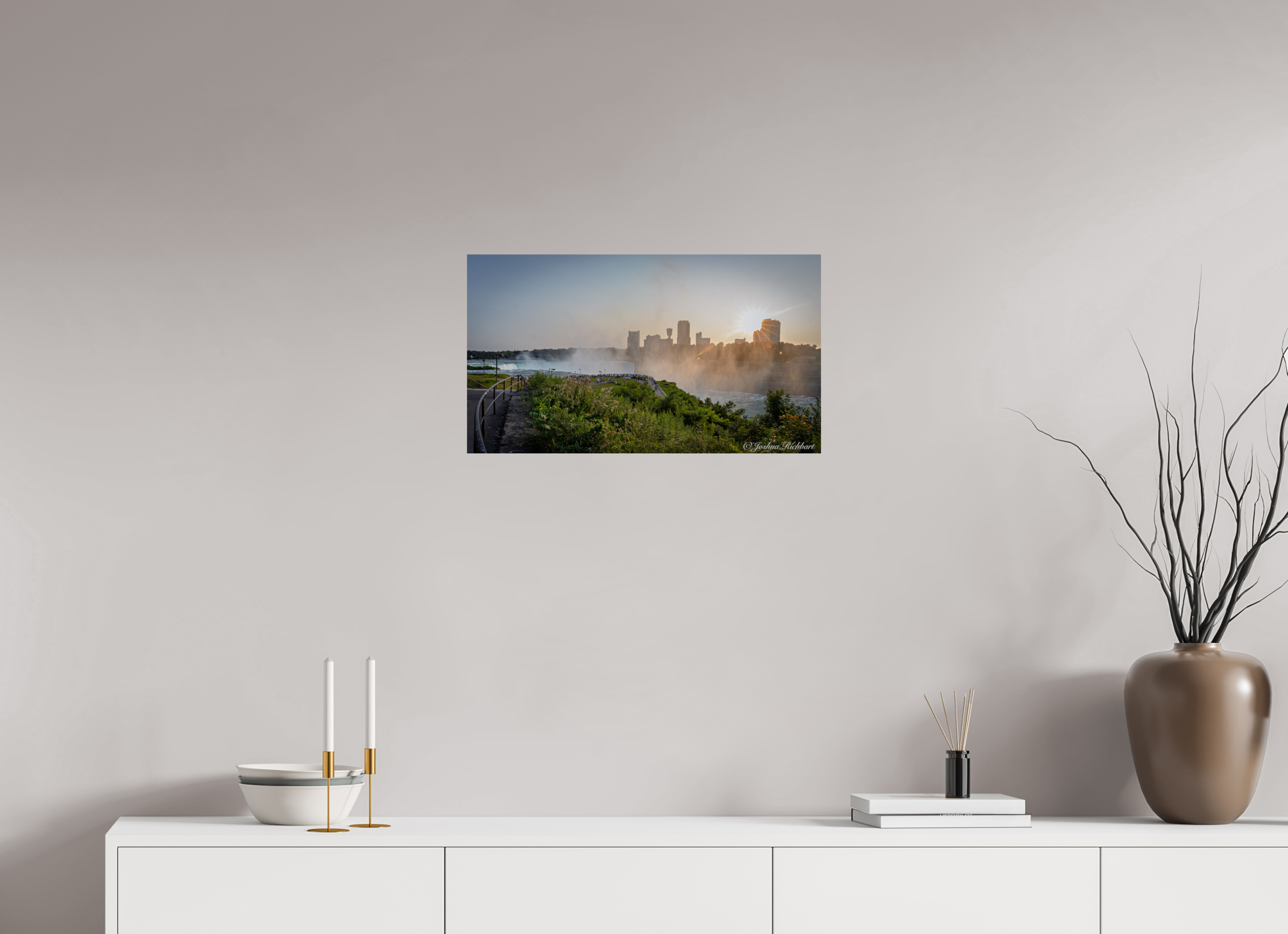 Horseshoe Falls and Niagara Falls Sky line