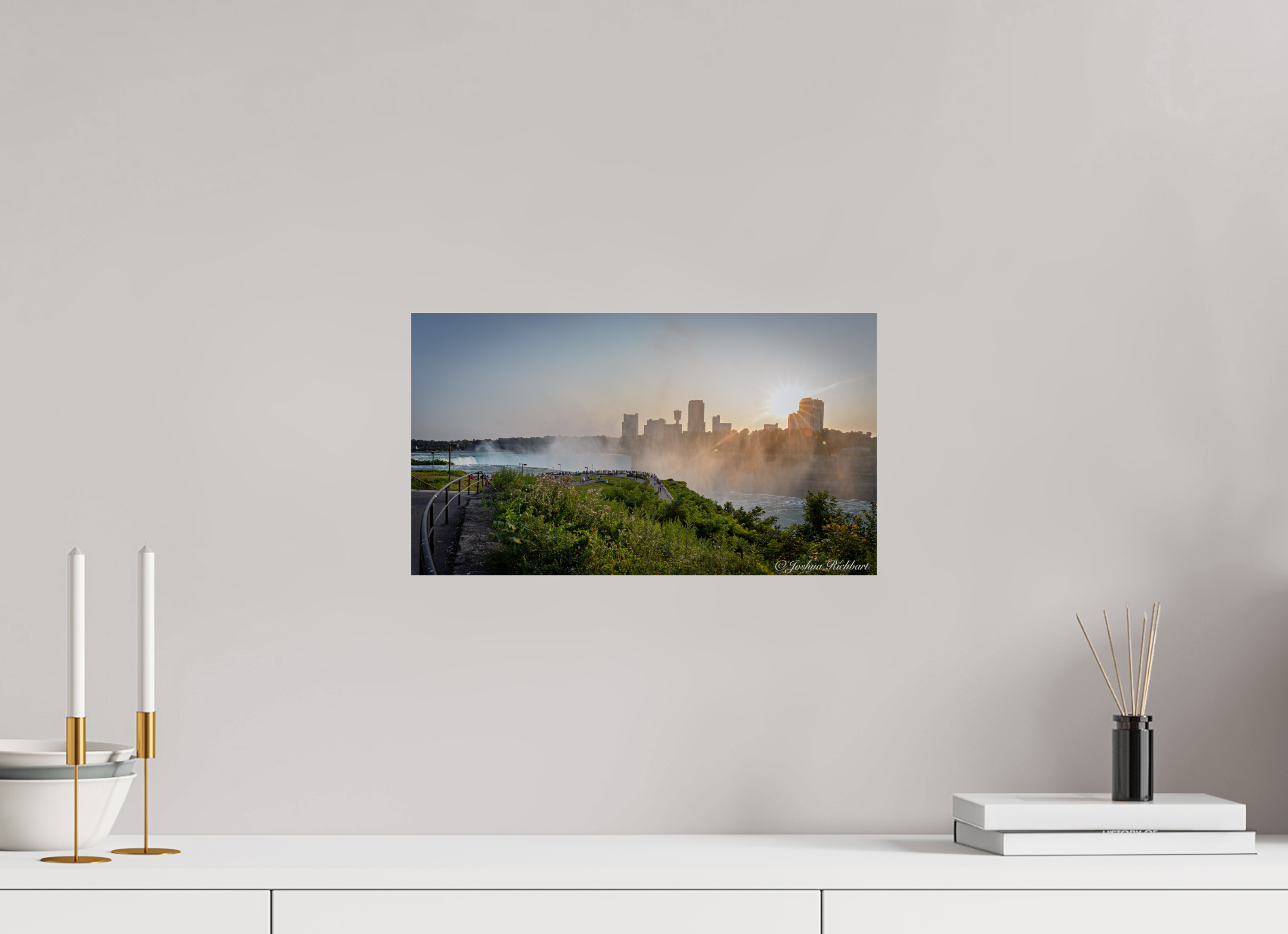 Horseshoe Falls and Niagara Falls Sky line