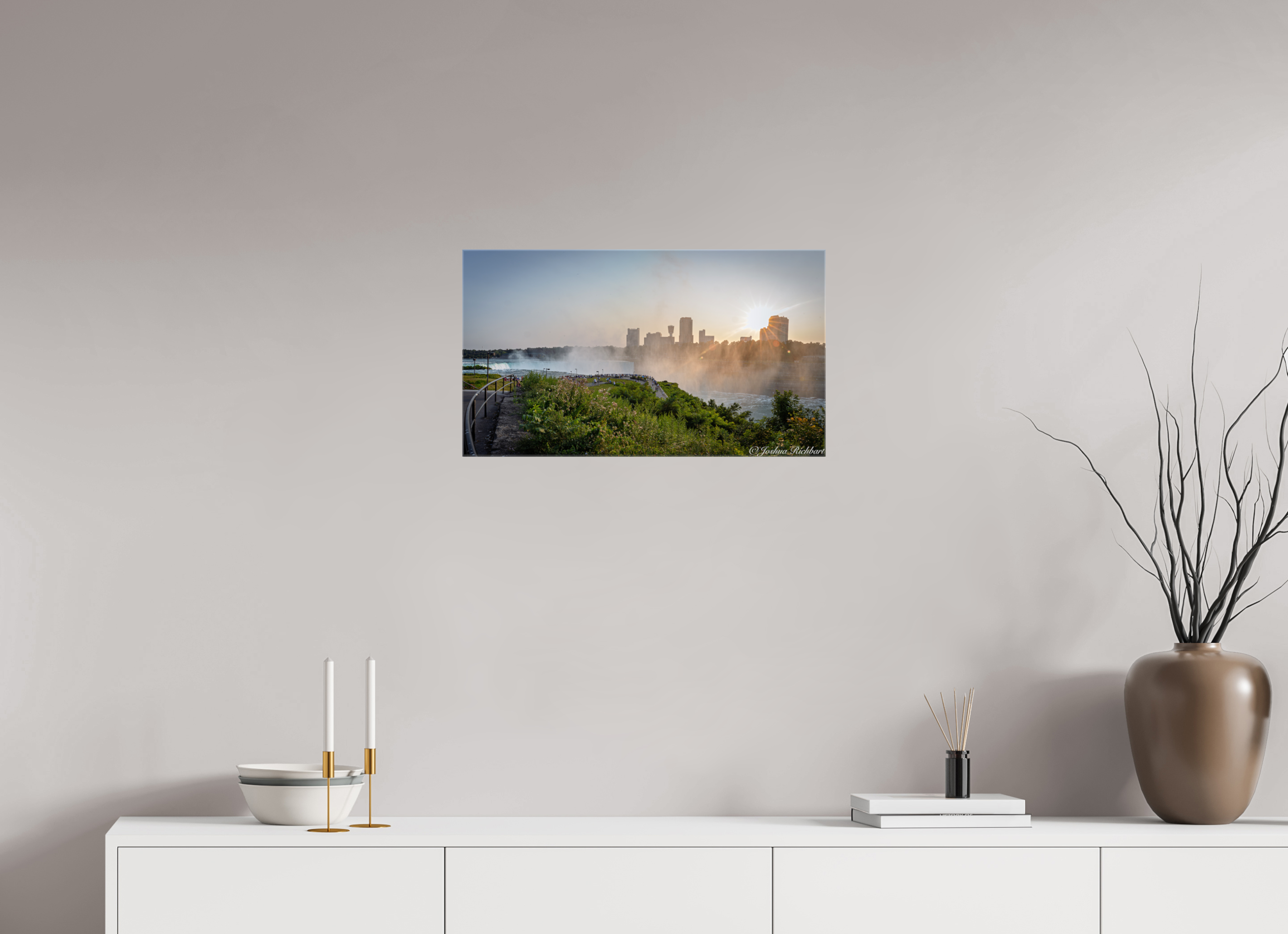 Horseshoe Falls and Niagara Falls Sky line