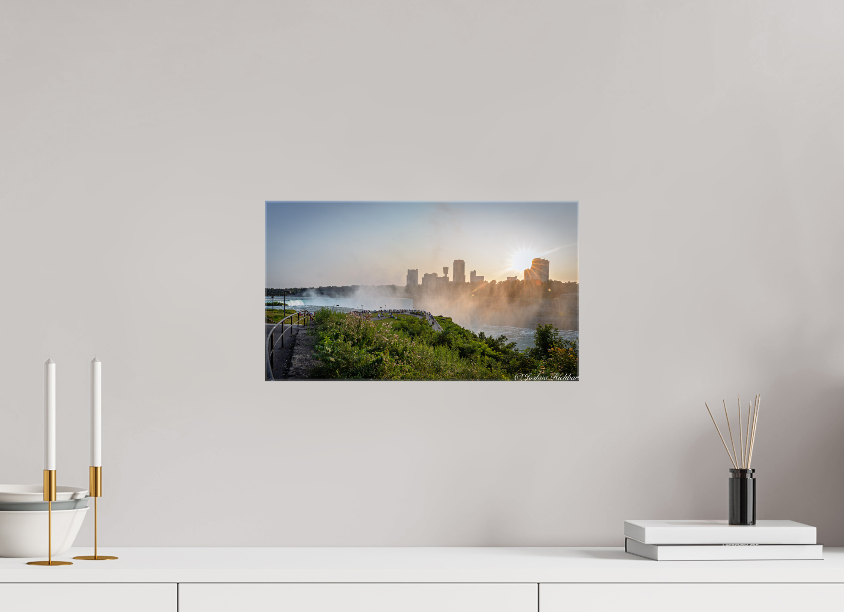 Horseshoe Falls and Niagara Falls Sky line