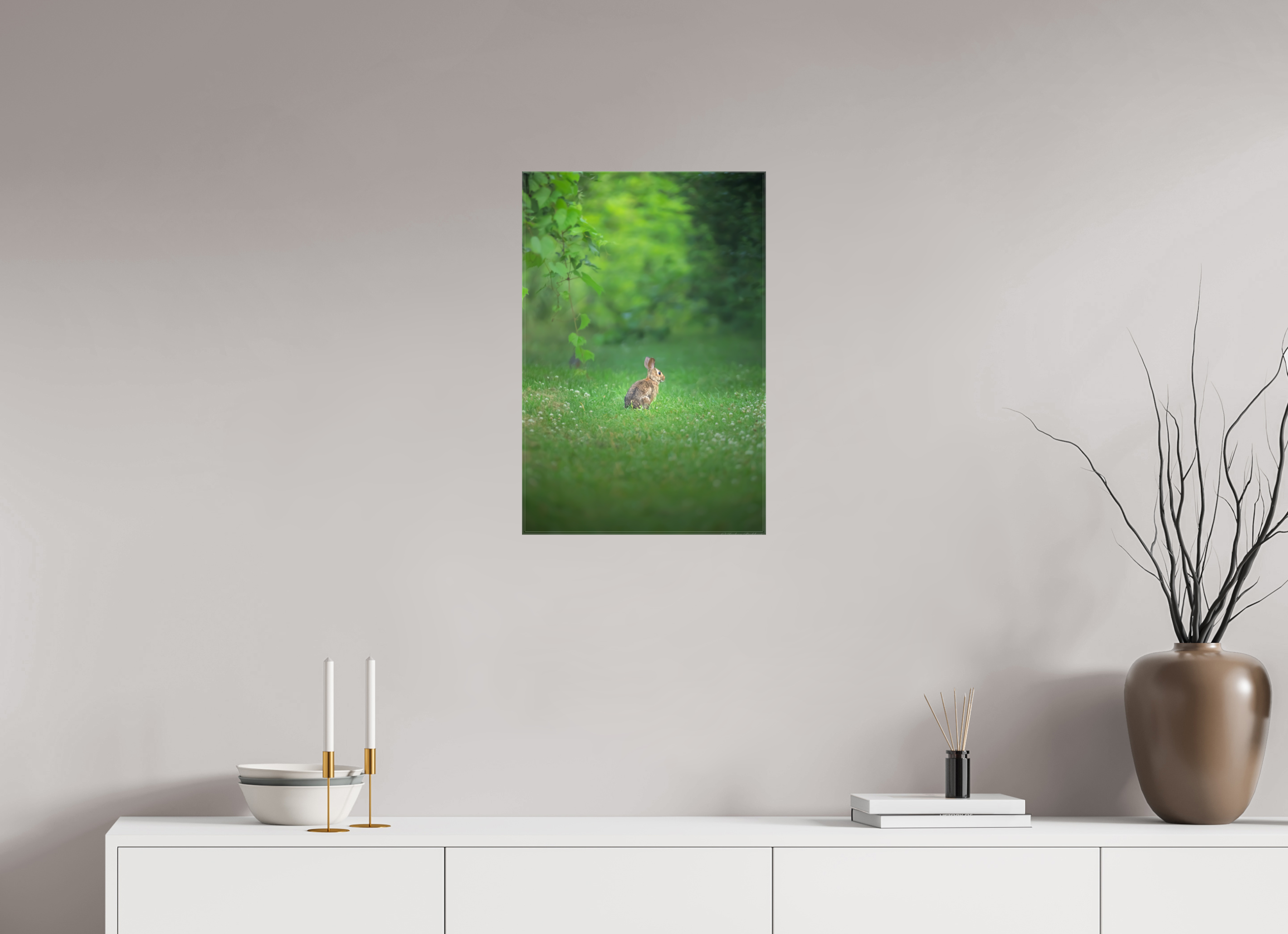 Curious Bunny in the Meadow